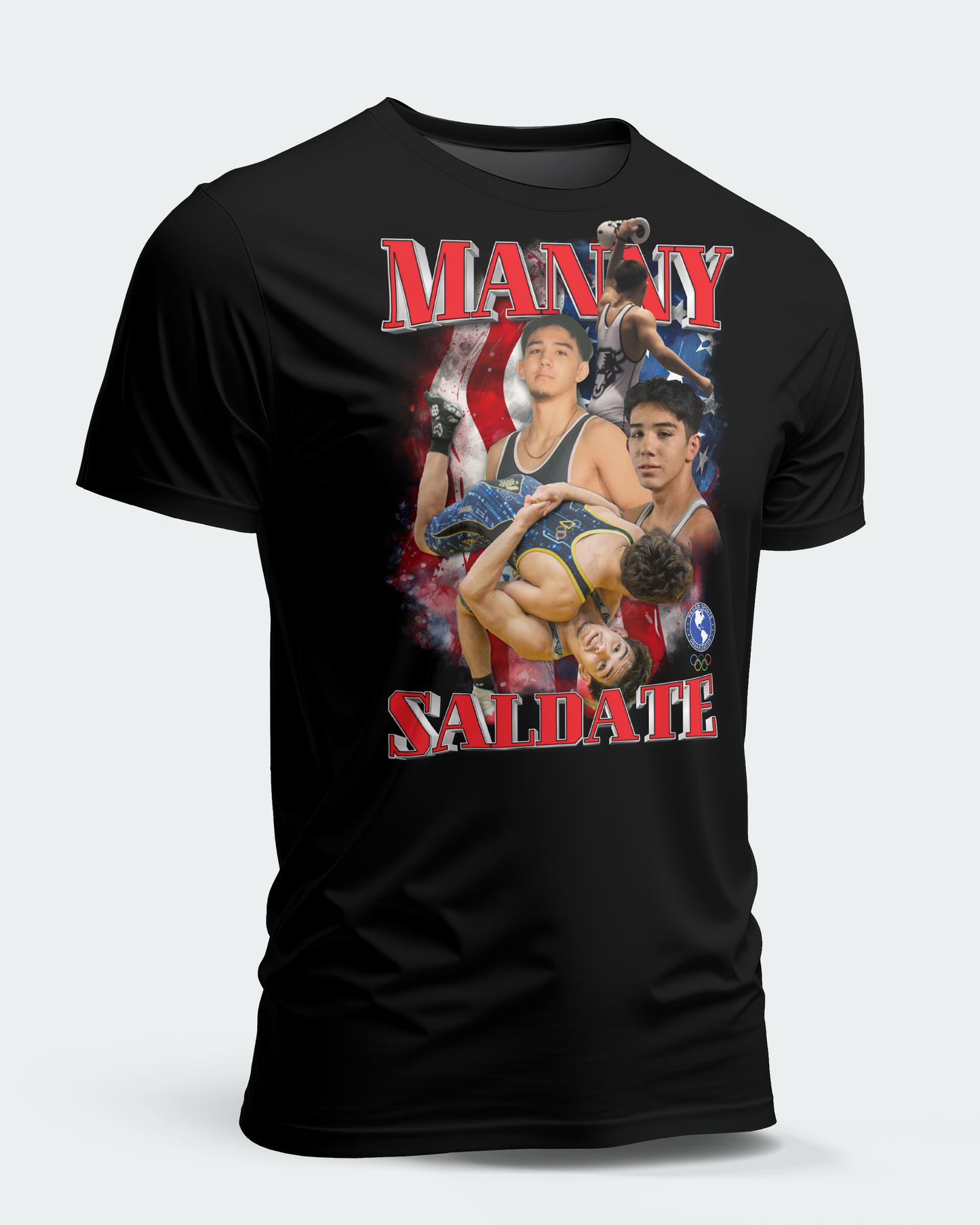 Manny Saldate Fight shirt